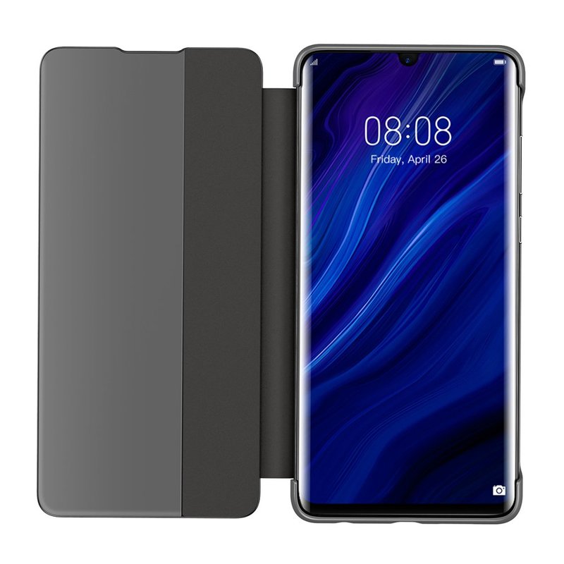 Husa Huawei P30 Baseus Smart View Flip Cover with Smart Window - LTHWP30-YP01 - Black