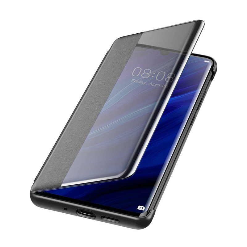 Husa Huawei P30 Baseus Smart View Flip Cover with Smart Window - LTHWP30-YP01 - Black