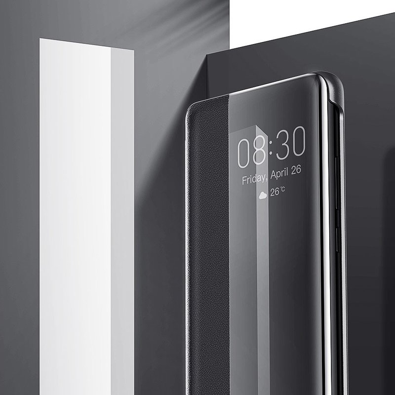 Husa Huawei P30 Baseus Smart View Flip Cover with Smart Window - LTHWP30-YP01 - Black