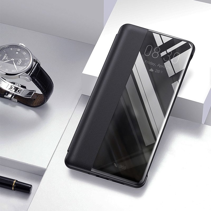 Husa Huawei P30 Baseus Smart View Flip Cover with Smart Window - LTHWP30-YP01 - Black
