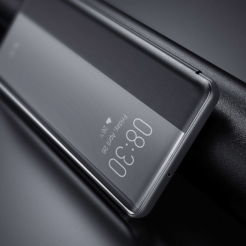 Husa Huawei P30 Baseus Smart View Flip Cover with Smart Window - LTHWP30-YP11 - Khaki