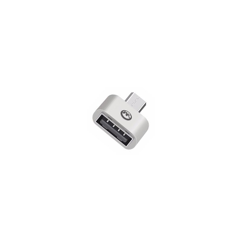 Convertor WK-Design USB 2.0 - Micro-USB - Silver