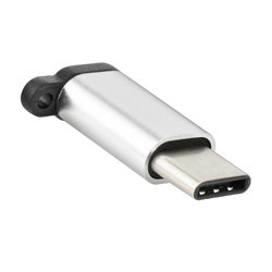 Convertor Micro-USB - Type-C- Argintiu