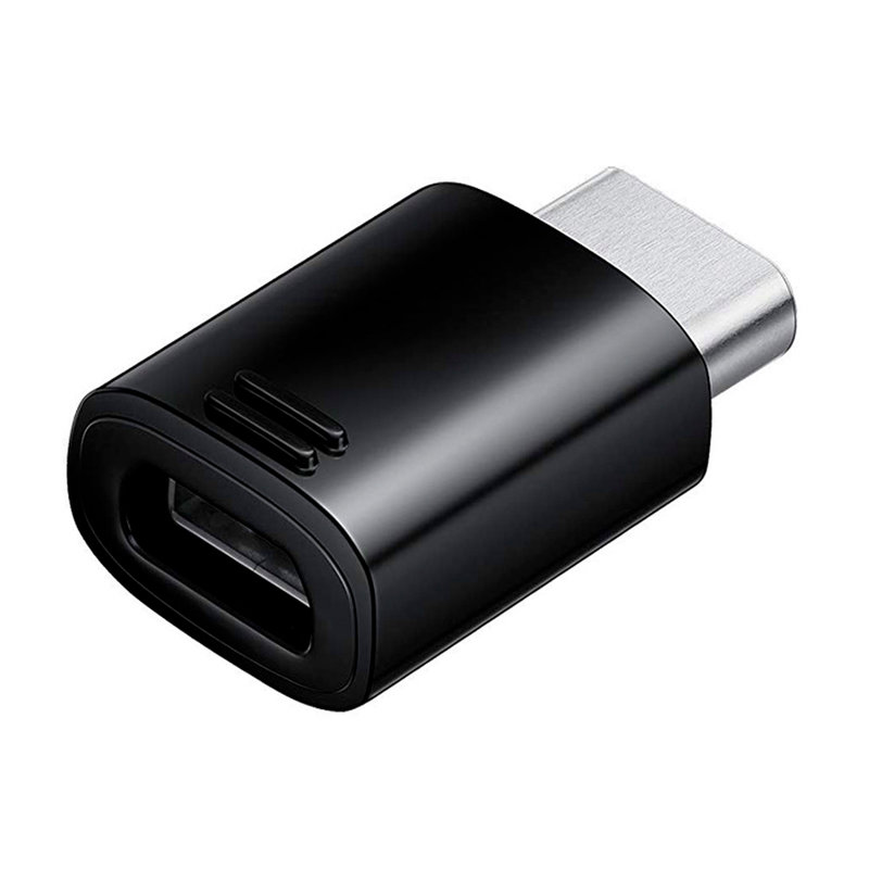 Convertor Original Samsung Adaptor Universal Micro-USB La Type-C Incarcare/Transfer De Date - Bulk - Black