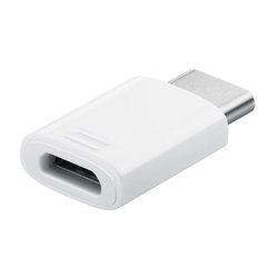 Adaptor Micro-USB la Type-C Samsung, alb, bulk, EE-GN930BW