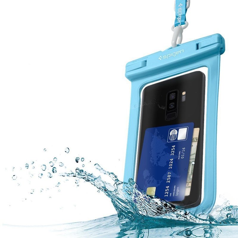 Dignified Executable Datum Husa subacvatica telefon Spigen A600, carcasa waterproof 6.4", albastru -  CatMobile