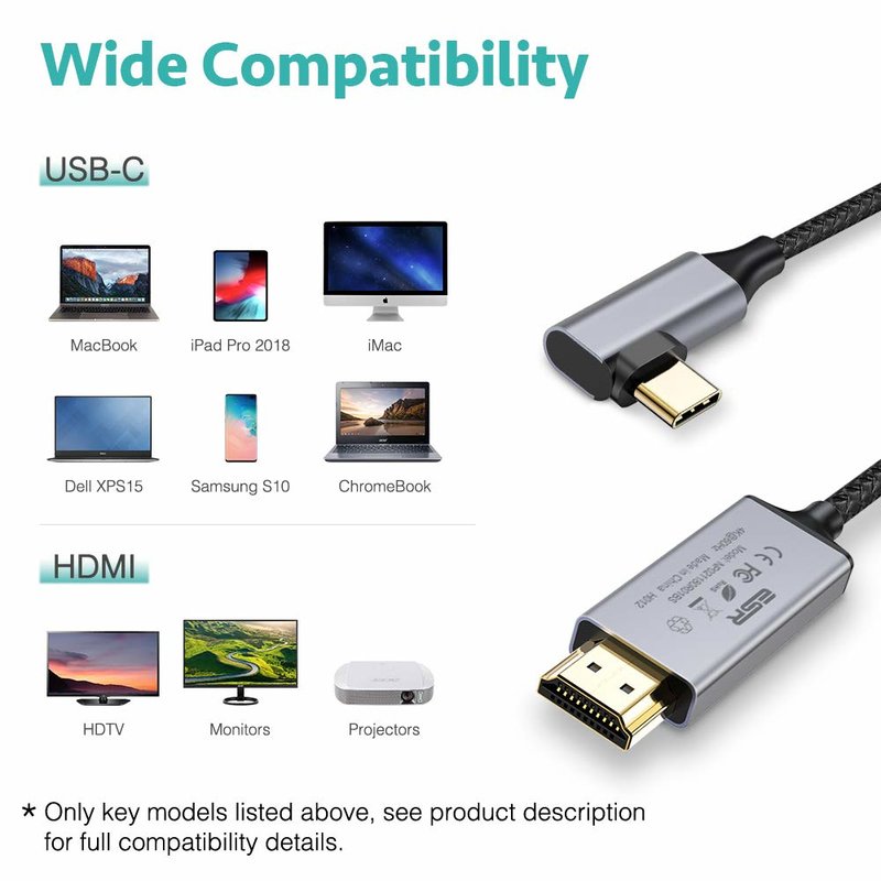 Adaptor Universal USB-C to HDMI ESR - Silver Gray