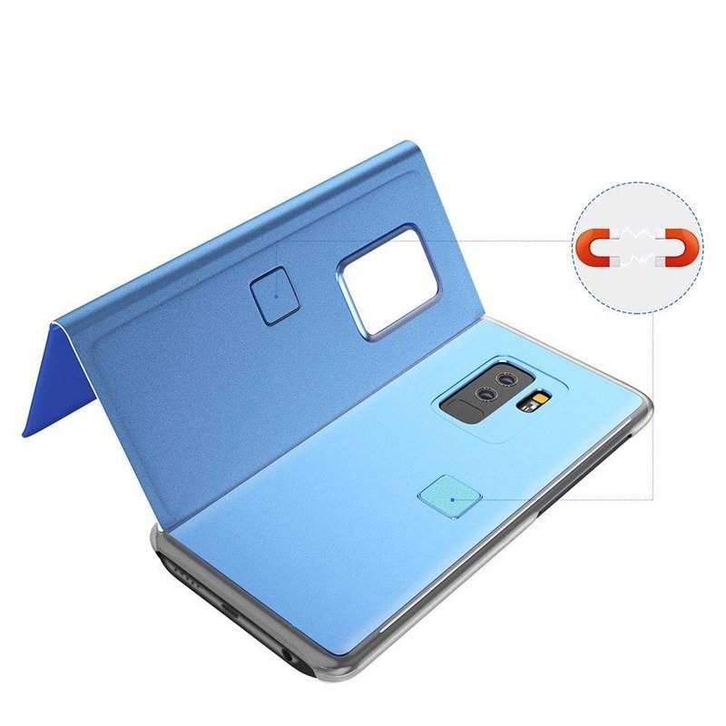 Husa Huawei Y6 2019 Flip Standing Cover - Blue