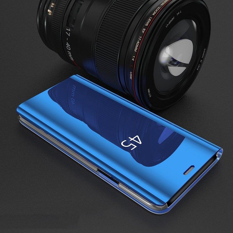 Husa Huawei Y6 2019 Flip Standing Cover - Blue