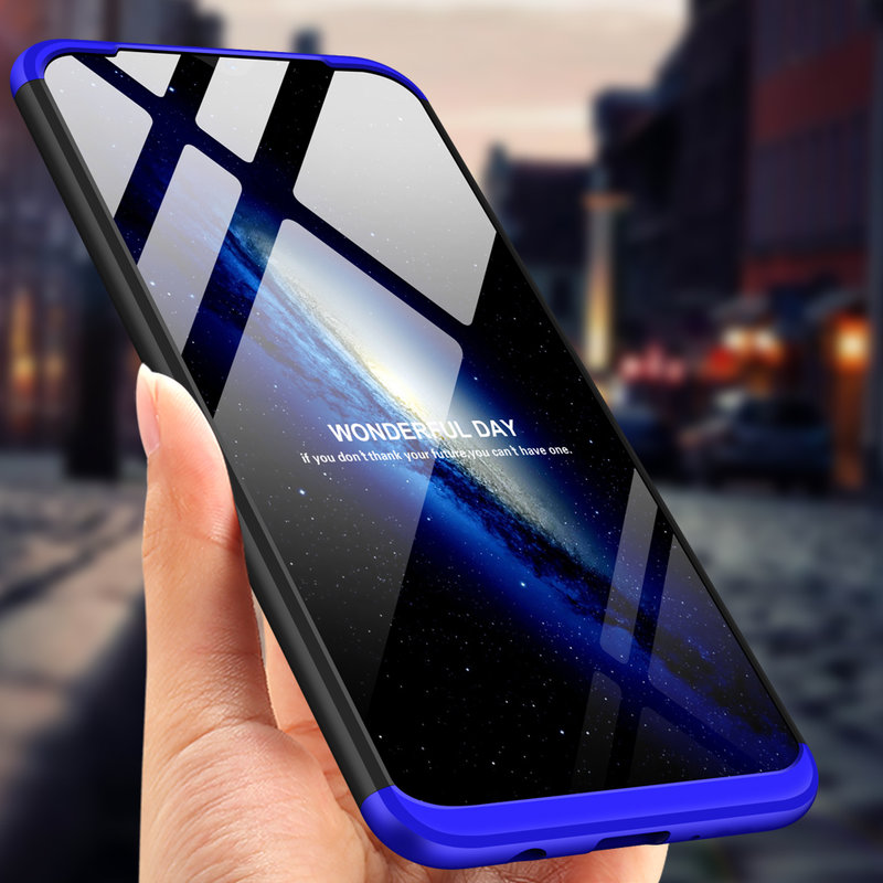 Husa Samsung Galaxy A10 GKK 360 Full Cover Negru-Albastru
