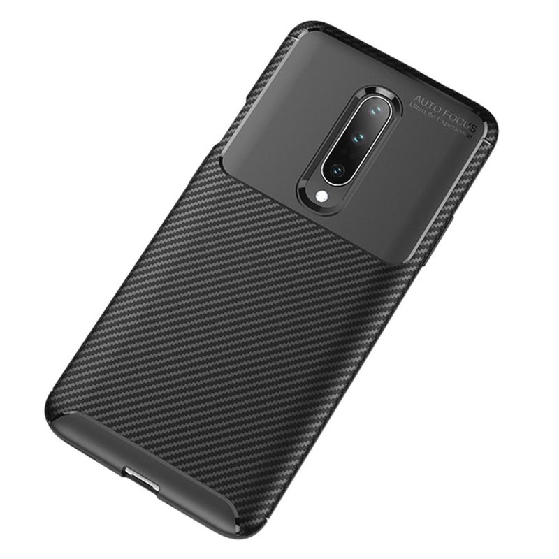 Husa OnePlus 7 Pro Mobster Carbon Skin Negru