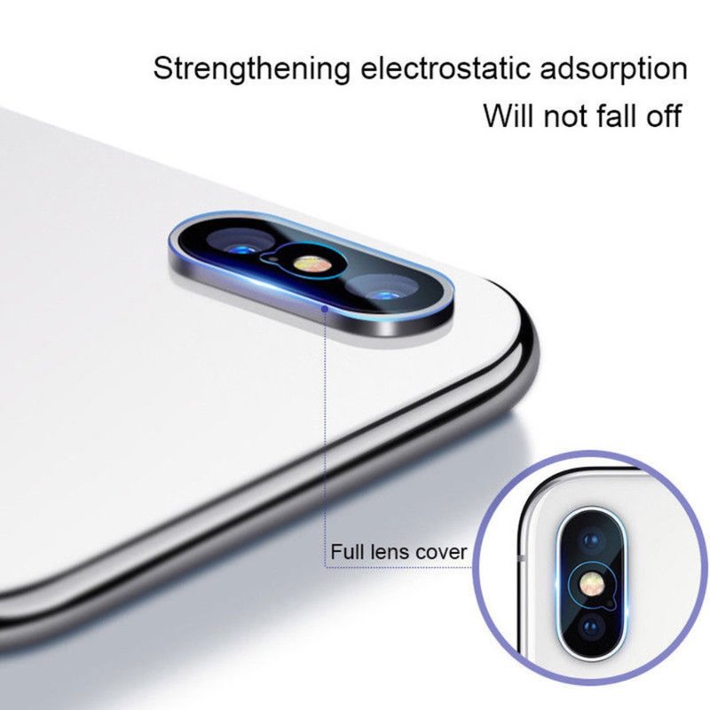 Sticla Camera iPhone XS ESR Tempered Glass Cover - 2 Pack - Transparent