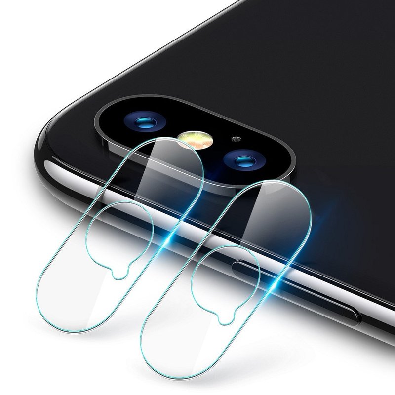 Sticla Camera iPhone XS ESR Tempered Glass Cover - 2 Pack - Transparent