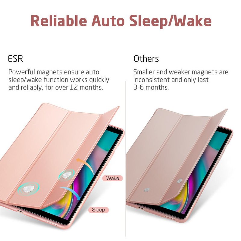 Husa tableta Samsung Galaxy Tab A 10.1 2019 T510/T515 ESR Rebound - Rose Gold