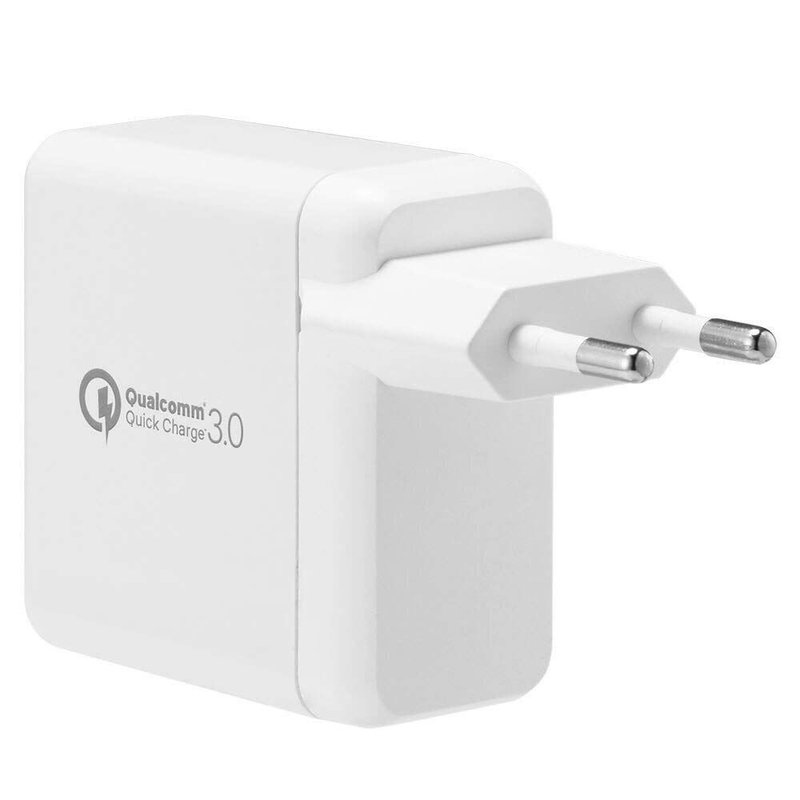 Incarcator Priza Spigen Essential F207 Quick Charge 3.0 Dual Port USB - White