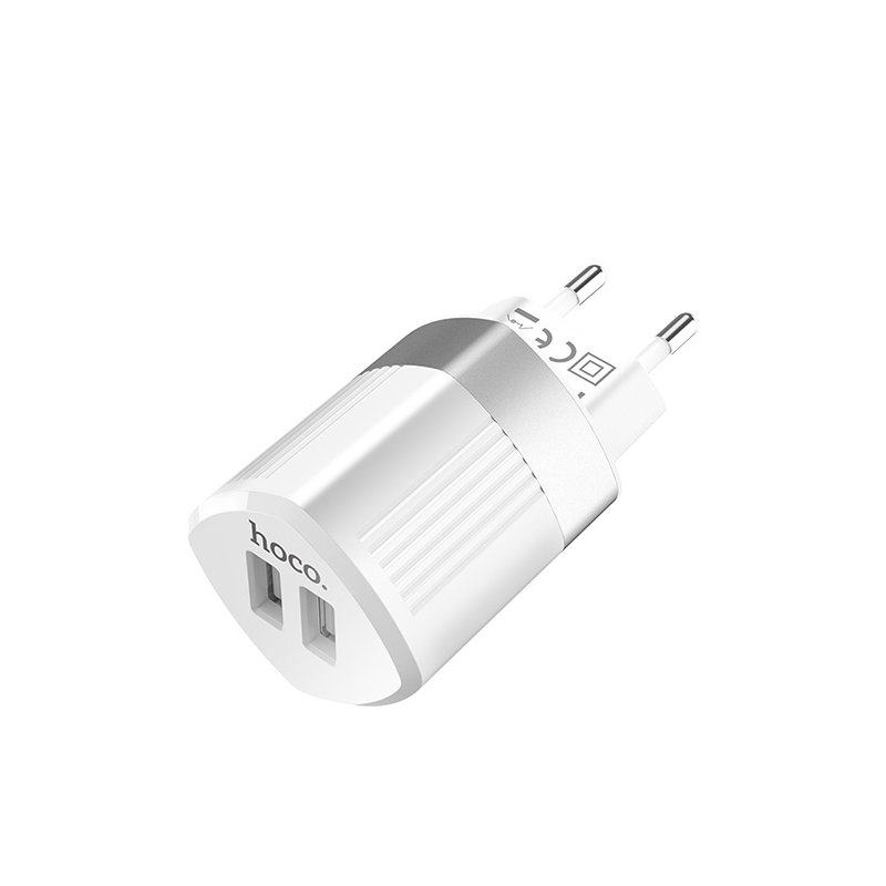 Incarcator Priza Hoco C55A Intelligent Balance 2.4A - White