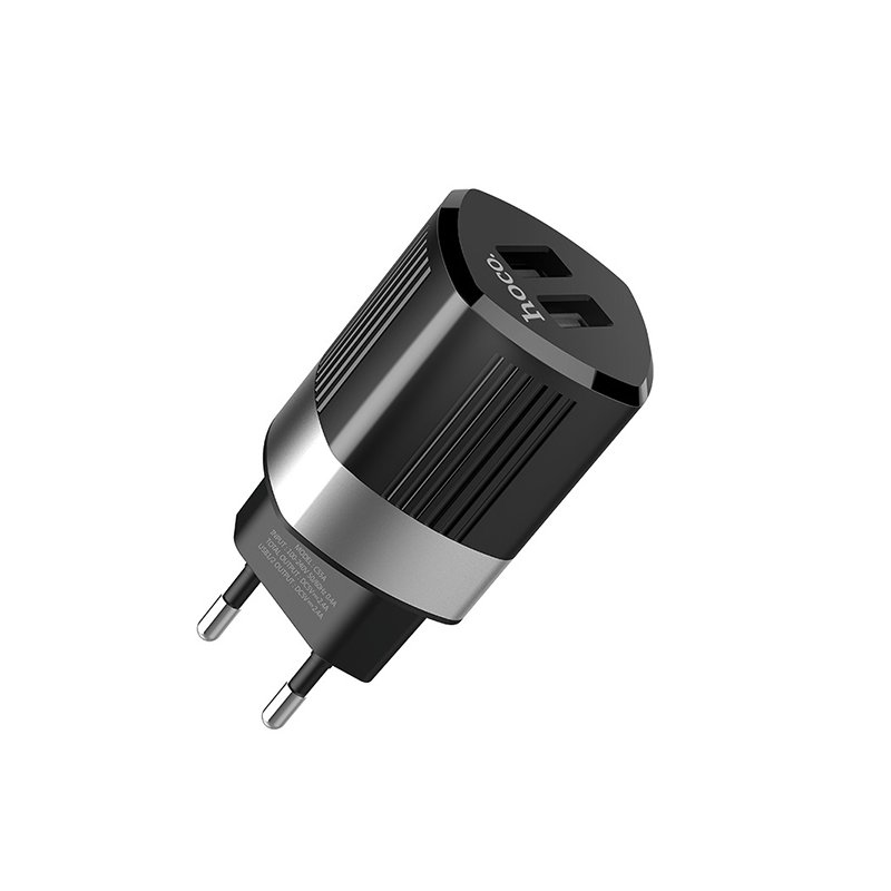 Incarcator Priza Hoco C55A Intelligent Balance 2.4A - Black