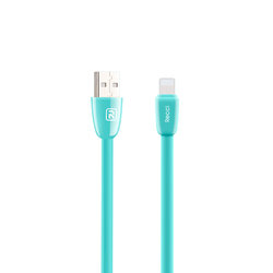 Cablu de date 1M Recci Jelly RCL-S100 USB to Lightning Fast Charging - Green