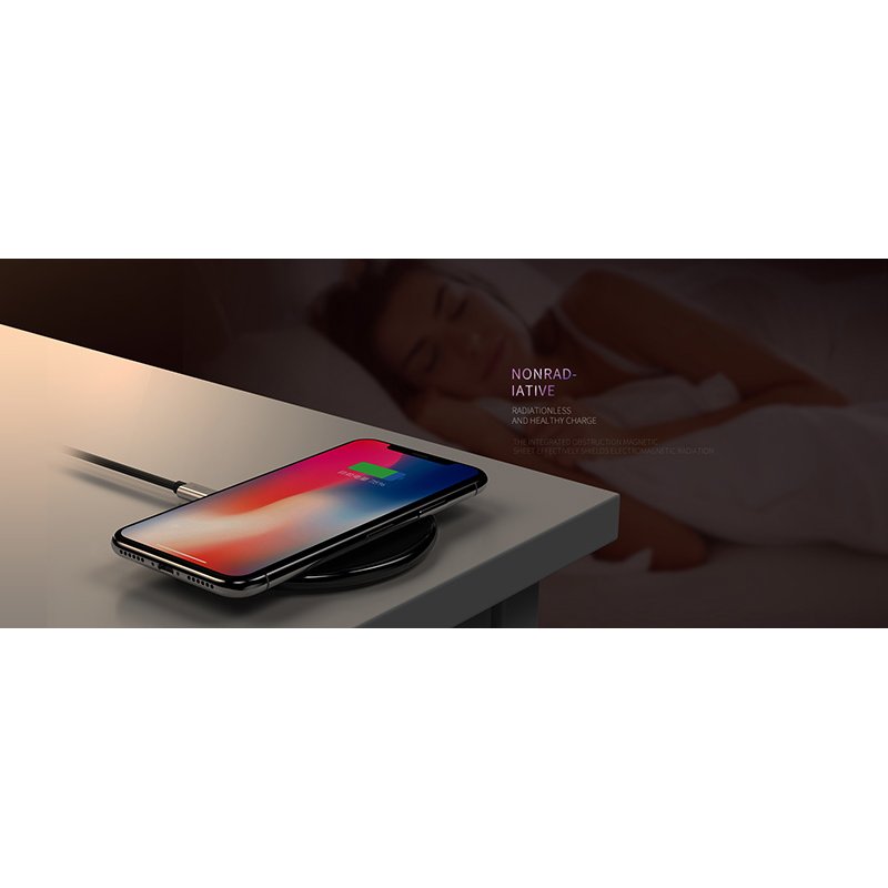 Incarcator Wireless Recci Starry RWP-F2 Induction Charger Micro-USB - White