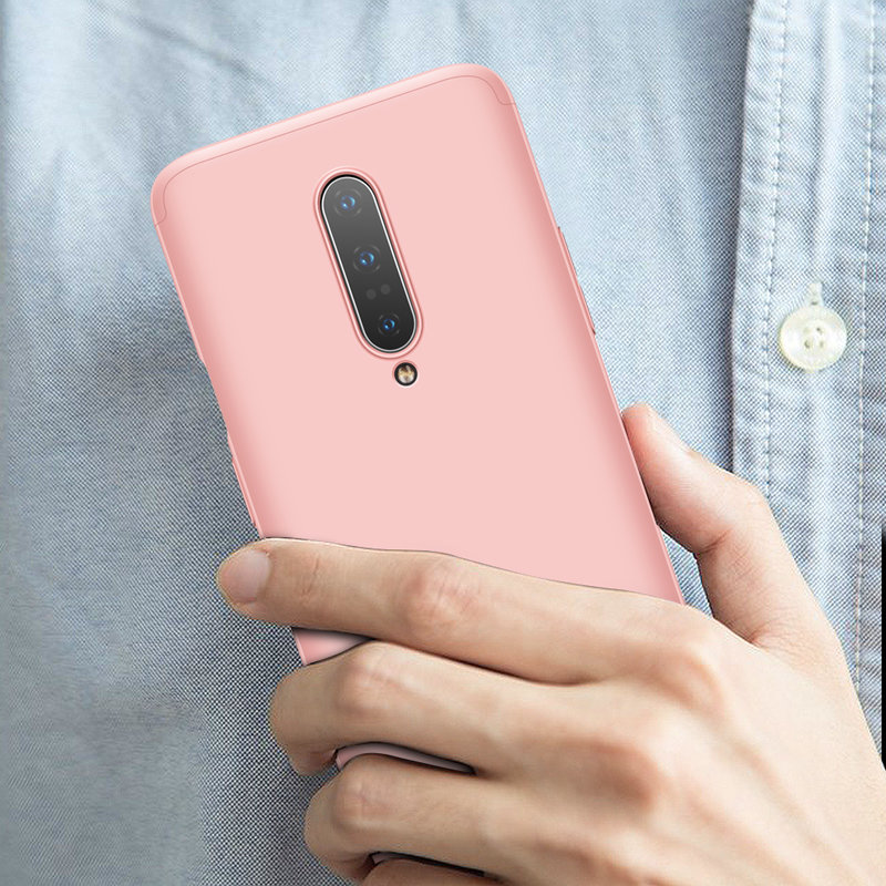 Husa OnePlus 7 Pro GKK 360 Full Cover Roz