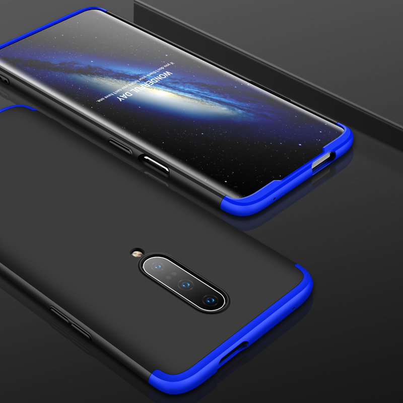 Husa OnePlus 7 Pro GKK 360 Full Cover Negru-Albastru