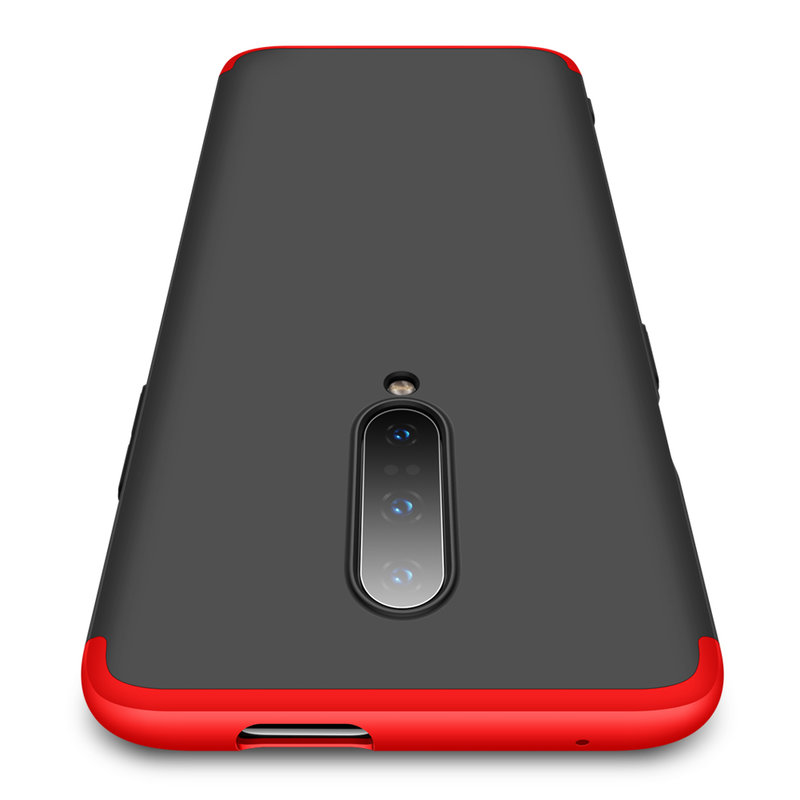 Husa OnePlus 7 Pro GKK 360 Full Cover Negru-Rosu