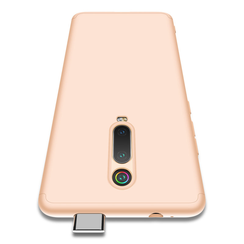 Husa Xiaomi Mi 9T GKK 360 Full Cover Auriu