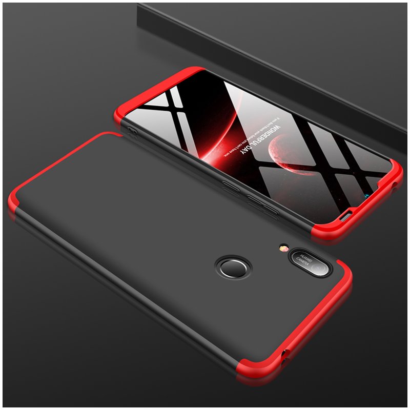 Husa Huawei Y6 2019 GKK 360 Full Cover Negru-Rosu