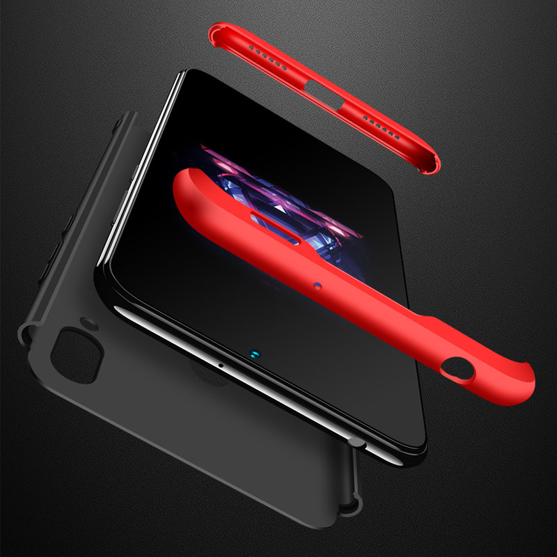 Husa Huawei Y6 2019 GKK 360 Full Cover Negru-Rosu