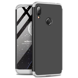 Husa Huawei Y6 2019 GKK 360 Full Cover Negru-Argintiu