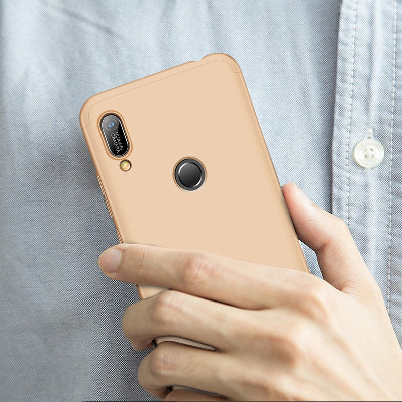 Husa Huawei Y6 2019 GKK 360 Full Cover Auriu