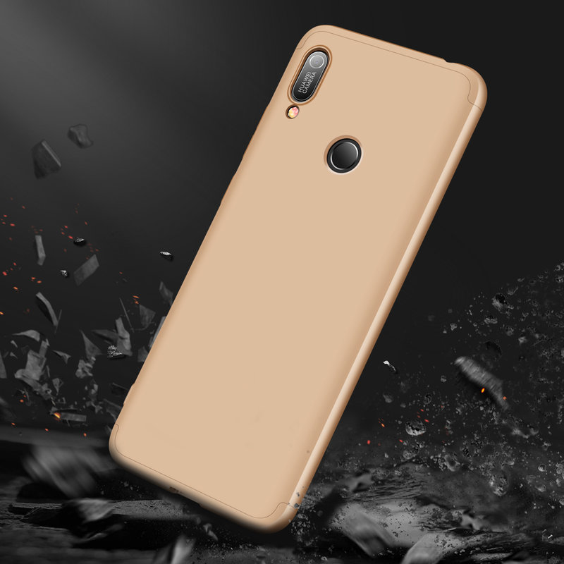 Husa Huawei Y6 2019 GKK 360 Full Cover Auriu