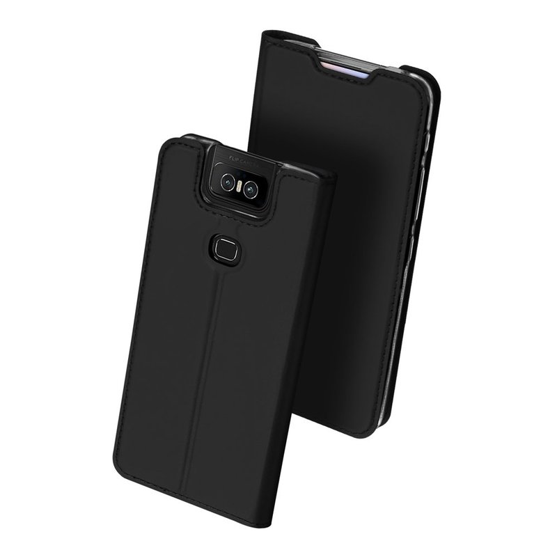 Husa Asus Zenfone 6 ZS630KL Dux Ducis Flip Stand Book - Negru