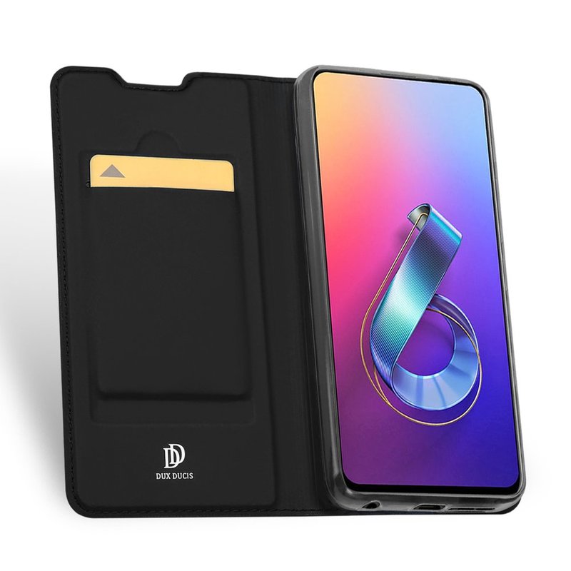 Husa Asus Zenfone 6 ZS630KL Dux Ducis Flip Stand Book - Negru