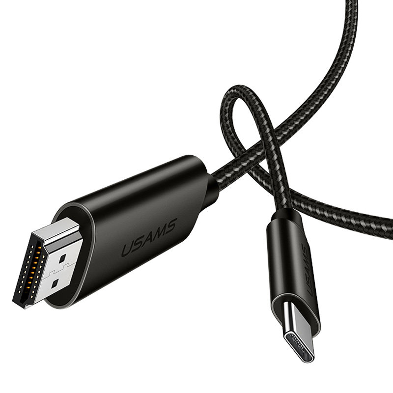 Cablu Convertor Type-C to HDMI USAMS U21 4K HD - US-SJ281 - Black