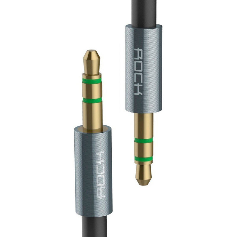 Cablu audio Rock 1M Jack 3.5mm to Jack 3.5mm - RAU0509 - Tarnish