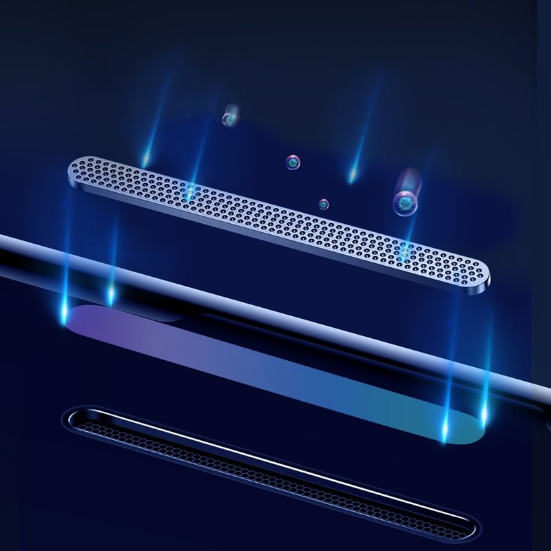 Folie Sticla Curbata iPhone 7 Baseus Anti Bluelight - Black