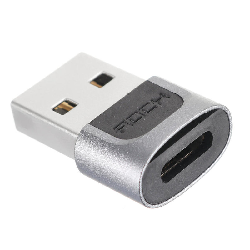 Adaptor Rock Type-C to USB 3A - RCB0610 - Tarnish