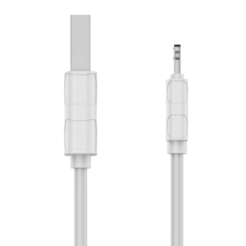 Cablu de date Lightning Baseus Yaven Fast Charge 2.1A/100cm - White CALUN-02