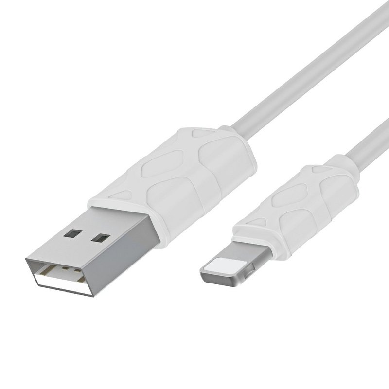Cablu de date Lightning Baseus Yaven Fast Charge 2.1A/100cm - White CALUN-02