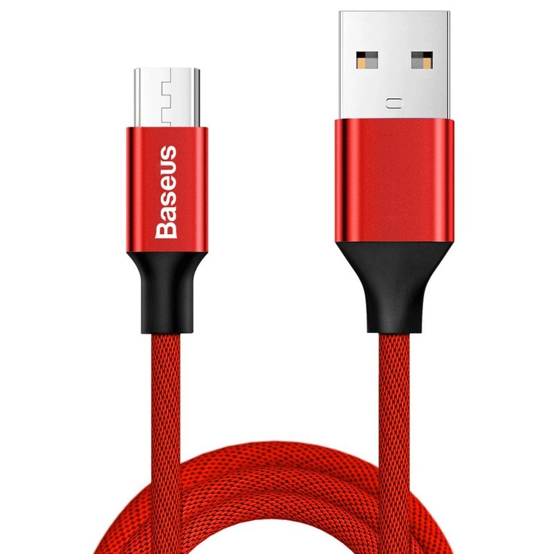 Cablu De Date Micro-USB Baseus Yiven Cable 1M 2.0A - Red CAMYW-A09