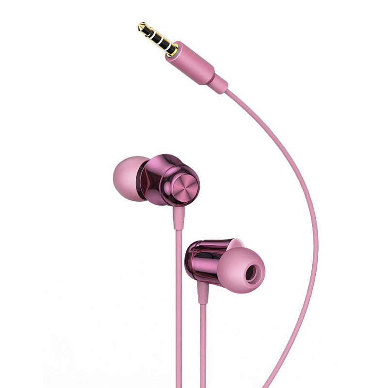 Casti In-Ear Cu Microfon Baseus Encok Wired H13 - Pink
