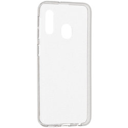 Bumper Samsung Galaxy A20e Silicon Crystal Glitter Case - Transparent