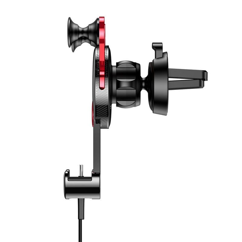 Suport auto Baseus Yy Vent Mount + Cablu incarcare Type-C -SUTYY-09- Red