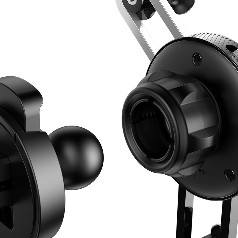 Suport auto Baseus Yy Vent Mount + Cablu incarcare Type-C -SUTYY-0S- Silver