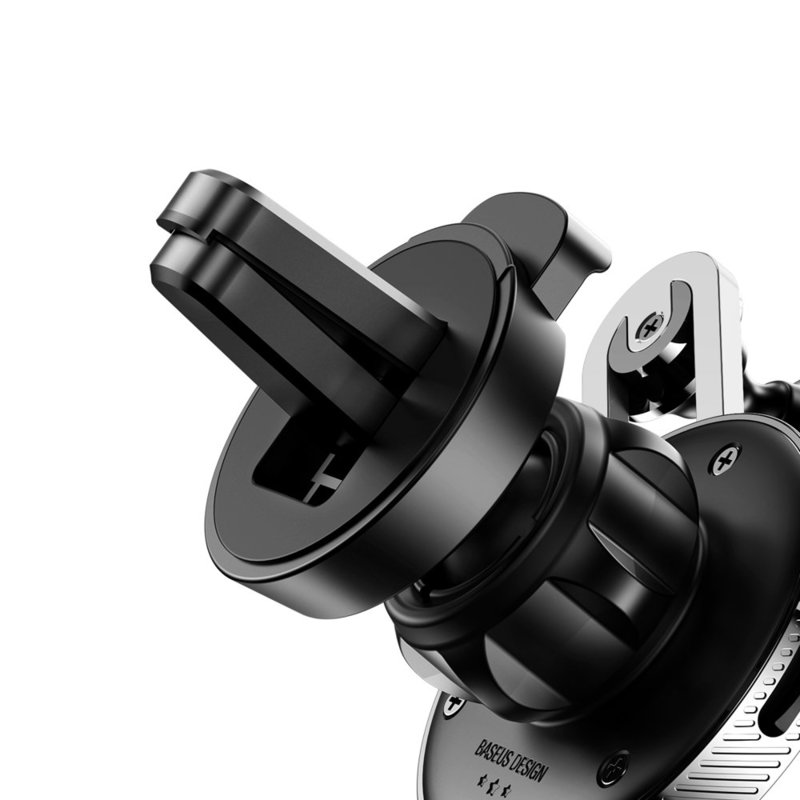 Suport auto Baseus Yy Vent Mount + Cablu incarcare Type-C -SUTYY-0S- Silver