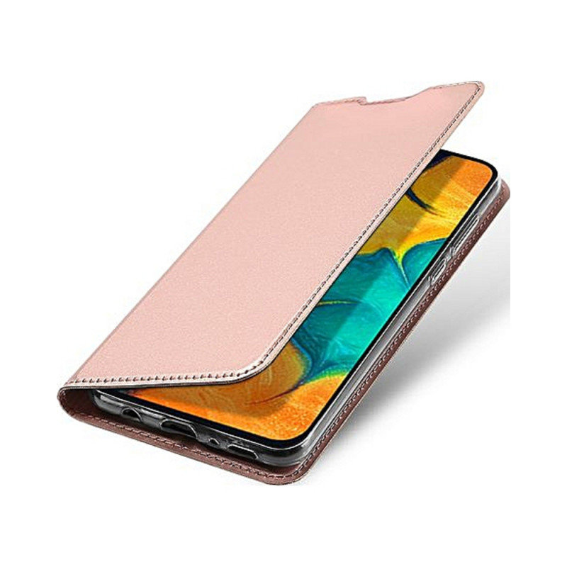 Husa Samsung Galaxy A20e Dux Ducis Flip Stand Book - Roz