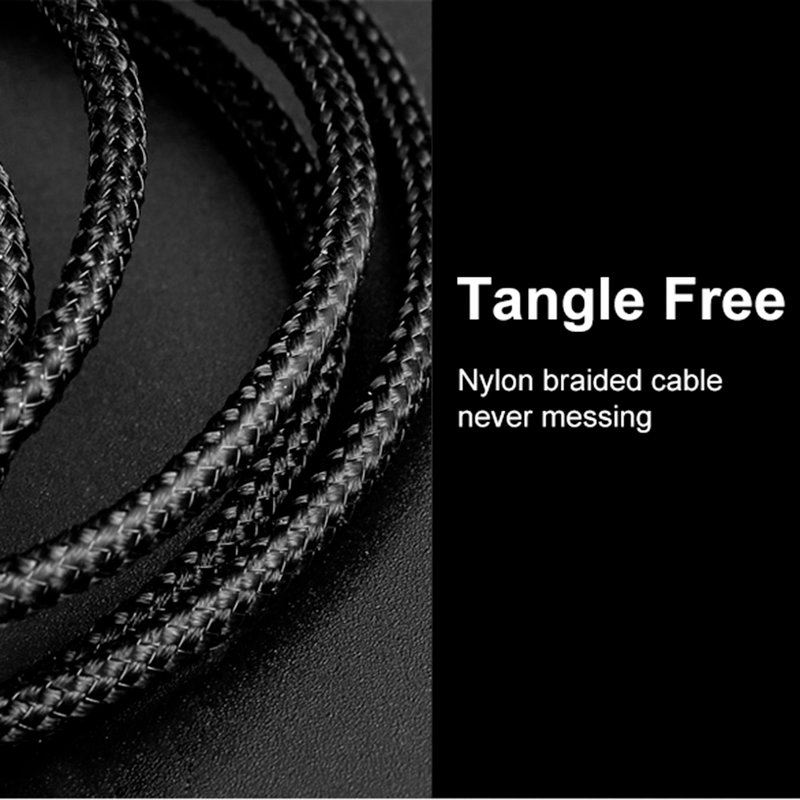 Cablu de date USB to Lightning 1M Rock L-shaped Dual-End - RCB0519 - Black