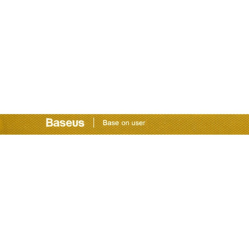 Organizator cabluri / Velcro Baseus Rainbow Circle 300cm -ACMGT-F0Y- Yellow