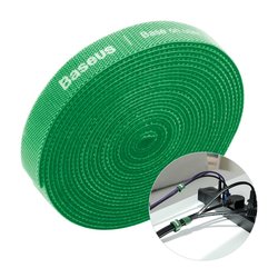 Organizator cabluri / Velcro Baseus Rainbow Circle 300cm -ACMGT-F06- Green